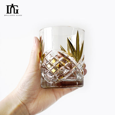 Crystal Whiskey Decanter Set with 2 Old Fashioned Whisky Glasses