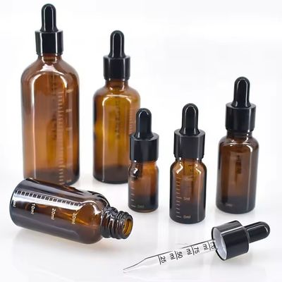 15ml 50ml Skincare Packaging Essential Oil Dropper Glass Bottle For Oil Customized Logo