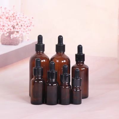 15ml 50ml Skincare Packaging Essential Oil Dropper Glass Bottle For Oil Customized Logo