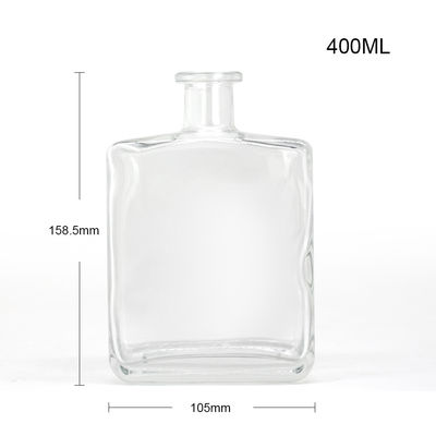 Glass Bottle With Stopper Cork For Gin Rum Vokda Whisky Tequila Liquor Spirits 700ml Clear