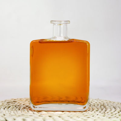 Glass Bottle With Stopper Cork For Gin Rum Vokda Whisky Tequila Liquor Spirits 700ml Clear