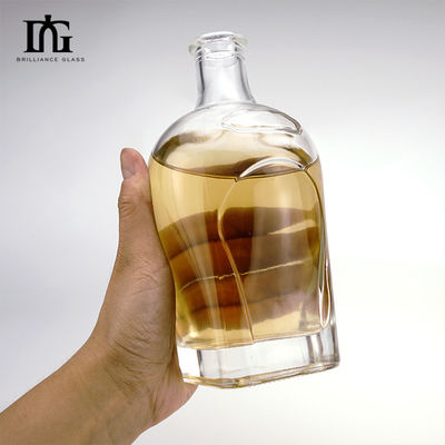 080 Liquors and Beverages Glass Bottle with Cork Sealing 500ml/700ml/750ml