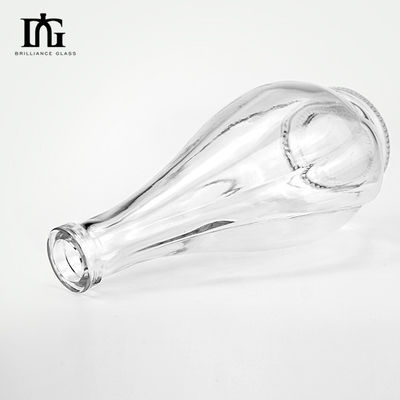 500ml Clear Empty Vodka Liquor 700ml Gin Rum Spirits Glass Bottles for Tea and Liquors