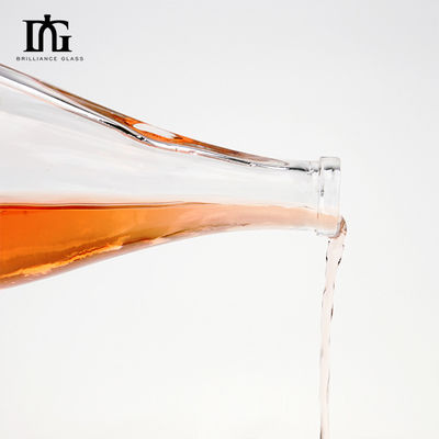 500ml Clear Empty Vodka Liquor 700ml Gin Rum Spirits Glass Bottles for Tea and Liquors