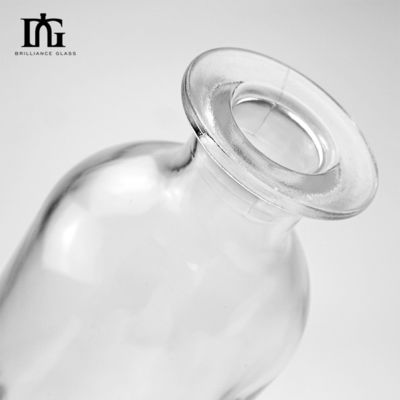 Customised Split Compartments Glass Bottle for Whiskey Rum Tequila Vodka Gin Brandy 200ml 300ml 500ml 700ml