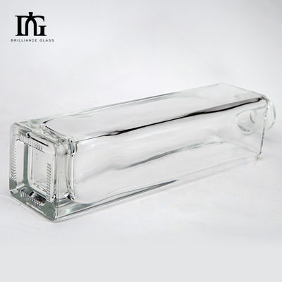 Custom 300ml 500ml 700ml Vodka Whisky Liquor Gin Rum Glass Spirit Brandy Bottles with Frosting