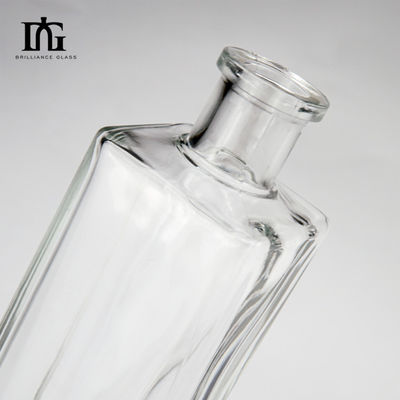 Custom 300ml 500ml 700ml Vodka Whisky Liquor Gin Rum Glass Spirit Brandy Bottles with Frosting
